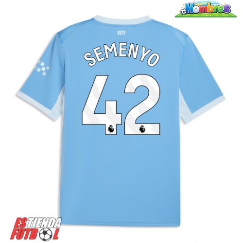 Manchester City Antoine Semenyo #42 Primera Equipación 2026-27 Manga Corta